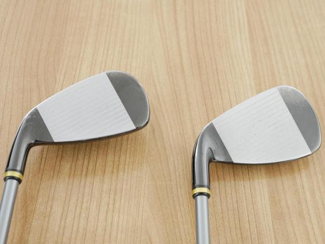 Iron set : PRGR : ชุดเหล็กกระเทย PRGR Super Egg Iron (ปี 2018 ตัวท๊อปสุด หน้าเด้งเกินกฏ ใช้แข่งไม่ได้ ตีไกมลมากๆ) มีเหล็ก 5-Pw,Aw,As (8 ชิ้น) ก้านกราไฟต์ Flex R (M-37)