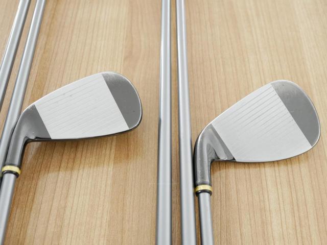 Iron set : PRGR : ชุดเหล็กกระเทย PRGR Super Egg Iron (ปี 2018 ตัวท๊อปสุด หน้าเด้งเกินกฏ ใช้แข่งไม่ได้ ตีไกมลมากๆ) มีเหล็ก 5-Pw,Aw,As (8 ชิ้น) ก้านกราไฟต์ Flex R (M-37)