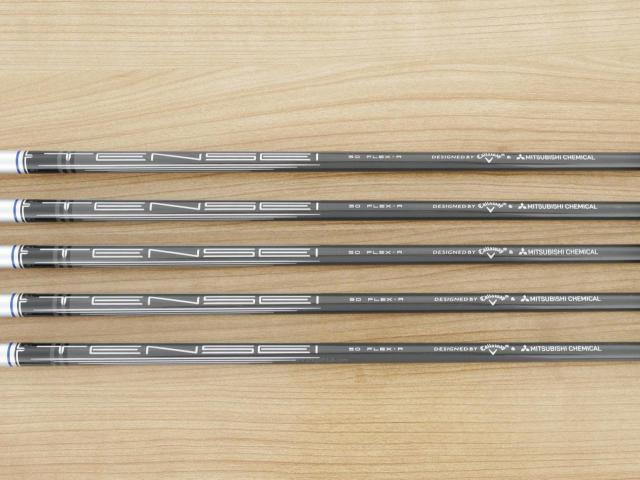 Iron set : Callaway : ชุดเหล็ก Callaway Paradym Ai Smoke (ออกปี 2024 ตีง่ายมาก ไกล Japan Spec.) มีเหล็ก 6-Pw (5 ชิ้น) ก้านกราไฟต์ Mitsubishi TENSEI 50 Flex R