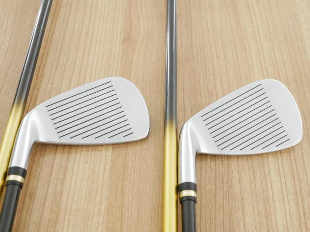 Iron set : Honma : **ก้าน 3 ดาว** ชุดเหล็ก Honma Beres IS-01 (หน้าเด้ง Maraging) มีเหล็ก 5-10 (6 ชิ้น) ก้าน ARMRQ 6 (49) Flex R (3 ดาว)