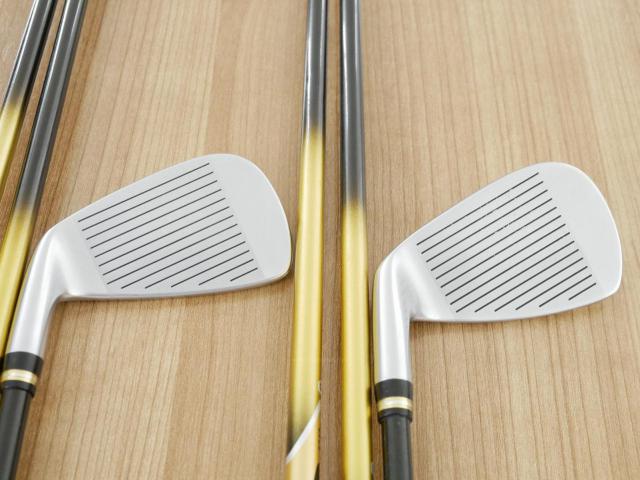 Iron set : Honma : **ก้าน 3 ดาว** ชุดเหล็ก Honma Beres IS-01 (หน้าเด้ง Maraging) มีเหล็ก 5-10 (6 ชิ้น) ก้าน ARMRQ 6 (49) Flex R (3 ดาว)