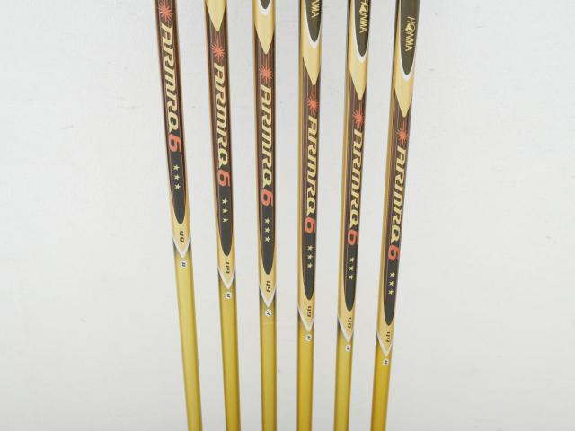 Iron set : Honma : **ก้าน 3 ดาว** ชุดเหล็ก Honma Beres IS-01 (หน้าเด้ง Maraging) มีเหล็ก 5-10 (6 ชิ้น) ก้าน ARMRQ 6 (49) Flex R (3 ดาว)