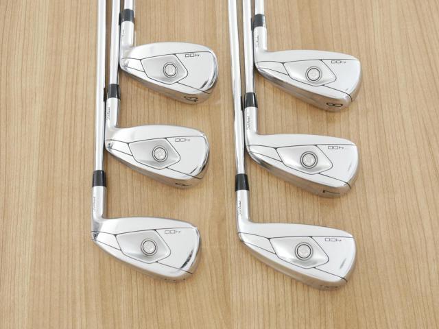 Iron set : Titleist : ชุดเหล็ก Titleist T400 (รุ่นล่าสุด ออกปี 2023 ตีง่ายที่สุด ไกลที่สุด) มีเหล็ก 6-Pw,43 (6 ชิ้น) ก้านเหล็ก NS Pro 880 AMC Flex R