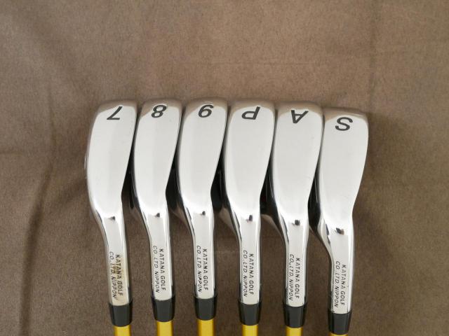 Iron set : Katana : ชุดเหล็ก Katana Sword ATC-589a (หน้าเด้ง) มีเหล็ก 7-Pw,Aw,Sw (6 ชิ้น) ก้านกราไฟต์ Fujikura Speeder 589 Flex SR