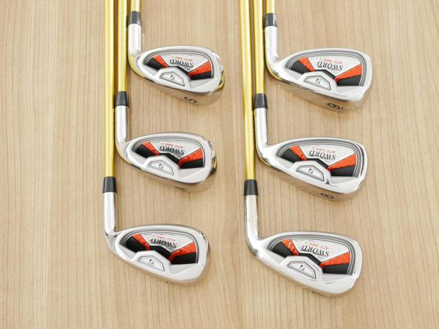 Iron set : Katana : ชุดเหล็ก Katana Sword ATC-589a (หน้าเด้ง) มีเหล็ก 7-Pw,Aw,Sw (6 ชิ้น) ก้านกราไฟต์ Fujikura Speeder 589 Flex SR