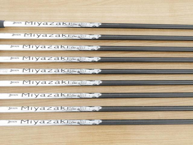Iron set : Other Brand : ชุดเหล็ก Srixon GIE (ใบใหญ่ ตีง่าย) มีเหล็ก 4-Pw,Aw,Sw (9 ชิ้น) ก้านกราไฟต์ Miyazaki 61 Flex S