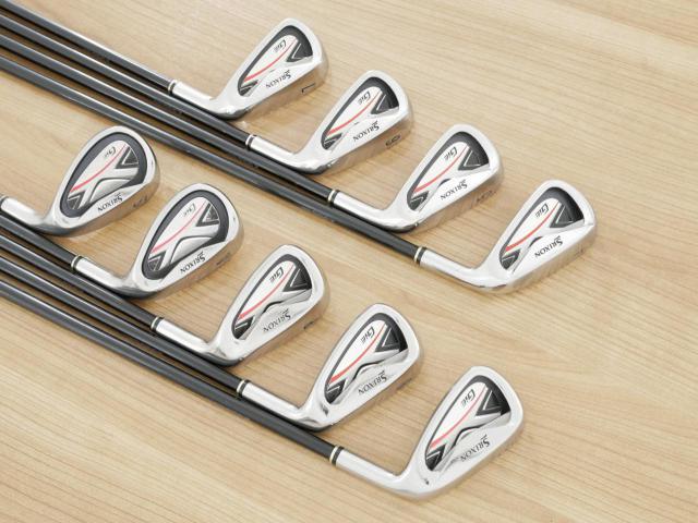 Iron set : Other Brand : ชุดเหล็ก Srixon GIE (ใบใหญ่ ตีง่าย) มีเหล็ก 4-Pw,Aw,Sw (9 ชิ้น) ก้านกราไฟต์ Miyazaki 61 Flex S