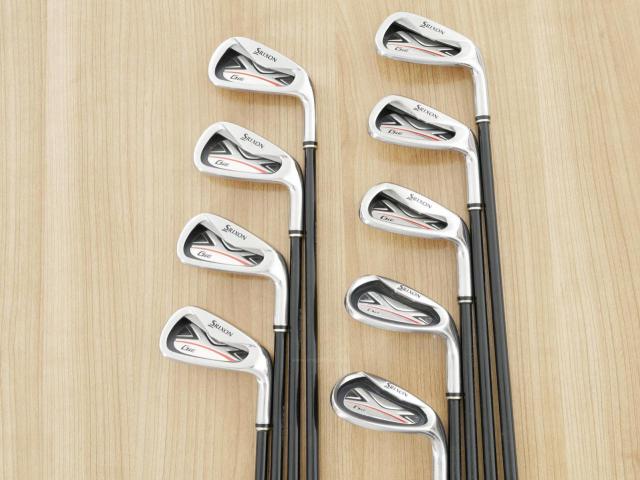 Iron set : Other Brand : ชุดเหล็ก Srixon GIE (ใบใหญ่ ตีง่าย) มีเหล็ก 4-Pw,Aw,Sw (9 ชิ้น) ก้านกราไฟต์ Miyazaki 61 Flex S