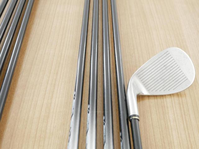 Iron set : Other Brand : ชุดเหล็ก Srixon GIE (ใบใหญ่ ตีง่าย) มีเหล็ก 4-Pw,Aw,Sw (9 ชิ้น) ก้านกราไฟต์ Miyazaki 61 Flex S