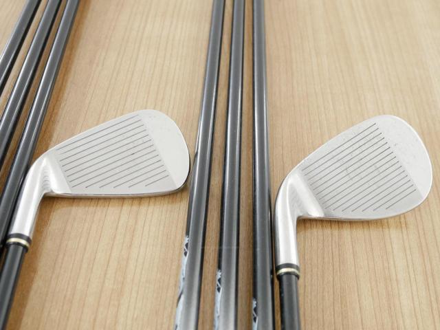 Iron set : Other Brand : ชุดเหล็ก Srixon GIE (ใบใหญ่ ตีง่าย) มีเหล็ก 4-Pw,Aw,Sw (9 ชิ้น) ก้านกราไฟต์ Miyazaki 61 Flex S