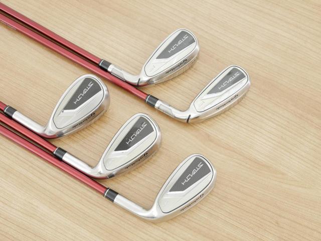 Lady club : All : ชุดเหล็ก Taylormade Stealth HD (ออกปี 2022 Japan Spec. ใบใหญ่มาก ตีง่ายสุดๆ) มีเหล็ก 7-Pw,Sw (5 ชิ้น) ก้านกราไฟต์ Mitsubishi Tensei TM40 Flex L