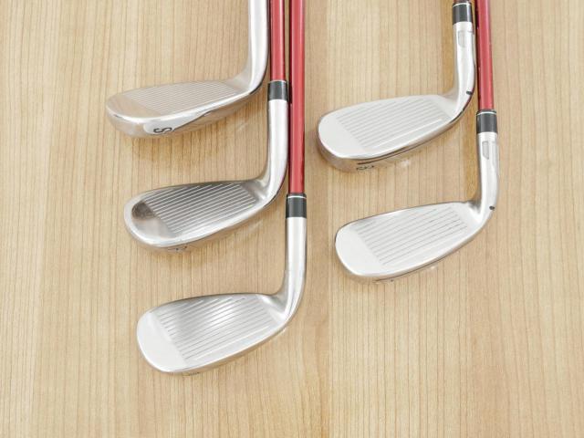 Lady club : All : ชุดเหล็ก Taylormade Stealth HD (ออกปี 2022 Japan Spec. ใบใหญ่มาก ตีง่ายสุดๆ) มีเหล็ก 7-Pw,Sw (5 ชิ้น) ก้านกราไฟต์ Mitsubishi Tensei TM40 Flex L