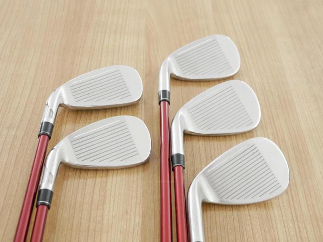 Lady club : All : ชุดเหล็ก Taylormade Stealth HD (ออกปี 2022 Japan Spec. ใบใหญ่มาก ตีง่ายสุดๆ) มีเหล็ก 7-Pw,Sw (5 ชิ้น) ก้านกราไฟต์ Mitsubishi Tensei TM40 Flex L