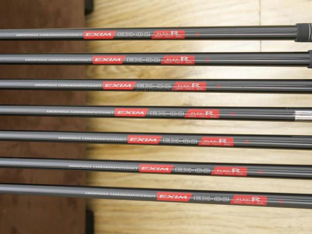 Iron set : Maruman : ชุดเหล็ก Maruman EXIM Nano II มีเหล็ก 5-Pw,Sw (7 ชิ้น) ก้านกราไฟต์ Flex R