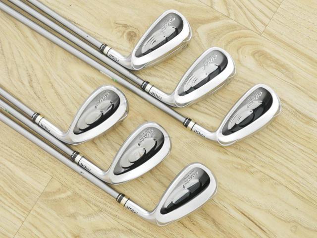 Iron set : PRGR : ชุดเหล็กกระเทย PRGR Egg PC (รุ่นปี 2019 ตีง่ายและไกลมากๆ โกงสุดๆ) มีเหล็ก 7-Pw,Aw,As (6 ชิ้น) ก้านกราไฟต์ M-37 Flex R