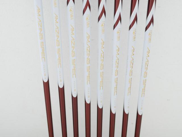 Iron set : Honma : ชุดเหล็ก Honma AMAZING Spec (หน้าเด้ง โกงองศาสุดๆ ไกลที่สุด) มีเหล็ก 6-11,Aw,Sw (8 ชิ้น ระยะเทียบเท่า 5-Pw,Aw,Sw) ก้านกราไฟต์ Flex R
