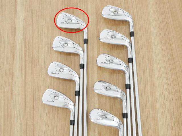 Iron set : Titleist : **มีตำหนิ** ชุดเหล็ก Titleist T400 (รุ่นล่าสุด ออกปี 2023 ตีง่ายที่สุด ไกลที่สุด) มีเหล็ก 5-Pw,43,49,55 (9 ชิ้น) ก้านกราไฟต์ Titleist 3D401 i50 Flex R