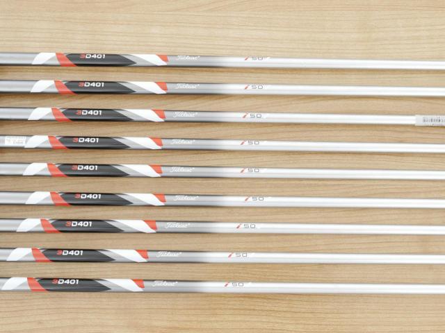 Iron set : Titleist : **มีตำหนิ** ชุดเหล็ก Titleist T400 (รุ่นล่าสุด ออกปี 2023 ตีง่ายที่สุด ไกลที่สุด) มีเหล็ก 5-Pw,43,49,55 (9 ชิ้น) ก้านกราไฟต์ Titleist 3D401 i50 Flex R