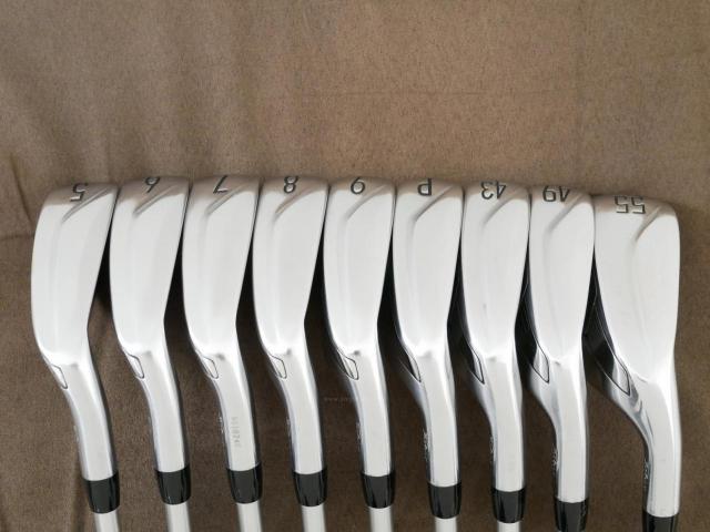 Iron set : Titleist : **มีตำหนิ** ชุดเหล็ก Titleist T400 (รุ่นล่าสุด ออกปี 2023 ตีง่ายที่สุด ไกลที่สุด) มีเหล็ก 5-Pw,43,49,55 (9 ชิ้น) ก้านกราไฟต์ Titleist 3D401 i50 Flex R