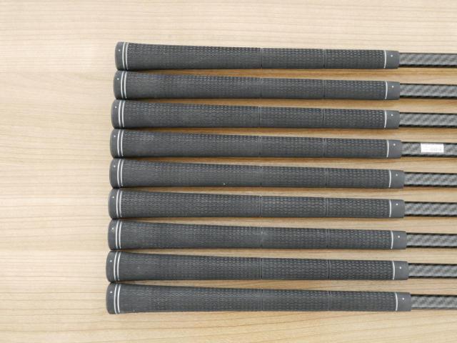 Iron set : PRGR : ชุดเหล็กกระเทย PRGR Super Egg Iron (รุ่นปี 2023 ตัวท๊อปสุด หน้าเด้งเกินกฏ ใช้แข่งไม่ได้ ตีไกลมากๆ) มีเหล็ก 5-Pw,Aw,As,Sw (9 ชิ้น เต็มเซ็ต) ก้านกราไฟต์ Flex R (M-37)