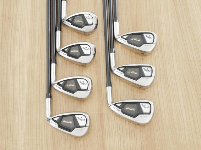 Iron set : Callaway : ชุดเหล็ก Callaway Rogue ST Max OS (ออกปี 2022 ตีง่ายสุดๆ ไกลสุดๆ) มีเหล็ก 6-Pw,Aw,Sw (7 ชิ้น) ก้านกราไฟต์ Fujikura VENTUS 5 Flex R