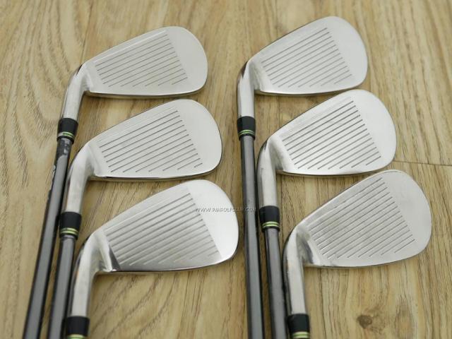 Iron set : Tourstage : ชุดเหล็ก Tourstage PHYZ Premium Model (รุ่นท๊อปสุด หายากสุด ตีง่าย ไกล เหมาะกับซีเนียร์) มีเหล็ก 5-Pw (6 ชิ้น) ก้านกราไฟต์ FLex R