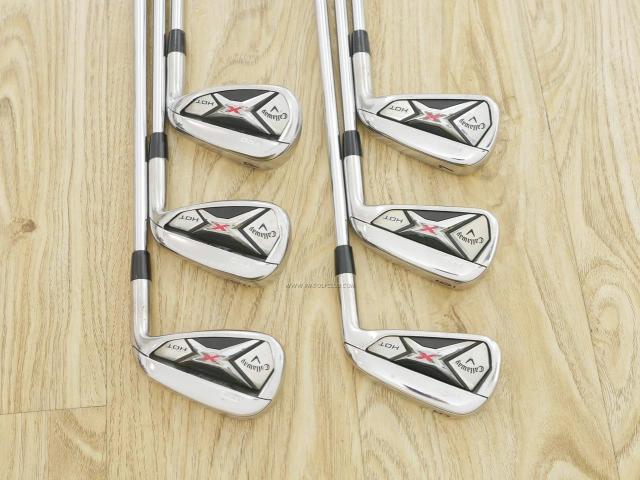 Iron set : Callaway : ชุดเหล็ก Callaway X Hot Pro มีเหล็ก 5-Pw (6 ชิ้น) ก้านเหล็ก Project X 95 5.5 Flex S
