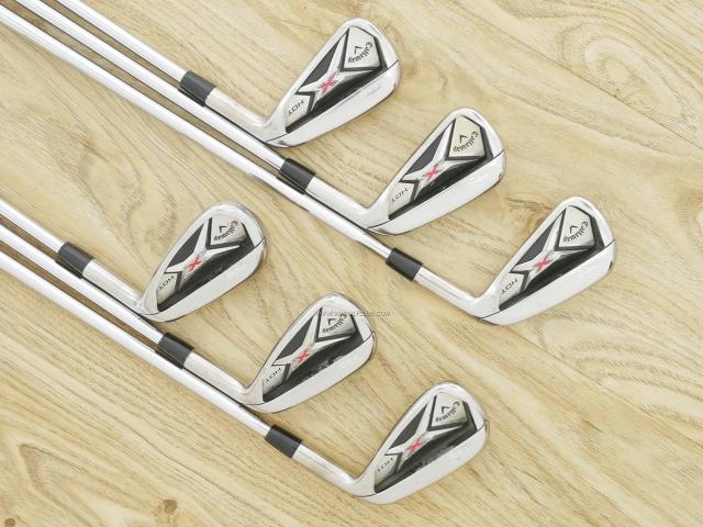 Iron set : Callaway : ชุดเหล็ก Callaway X Hot Pro มีเหล็ก 5-Pw (6 ชิ้น) ก้านเหล็ก Project X 95 5.5 Flex S