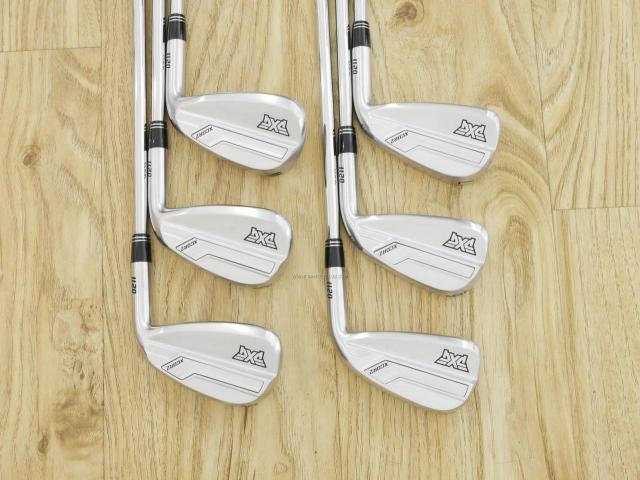 Iron set : PXG : ชุดเหล็ก PXG 0211 XCOR 2 (รุ่นล่าสุด ปี 2023 หน้าเด้ง ตีไกลมากๆ) มีเหล็ก 5-Pw (6 ชิ้น) ก้านเหล็ก NS Pro ZELOS 8 Flex R