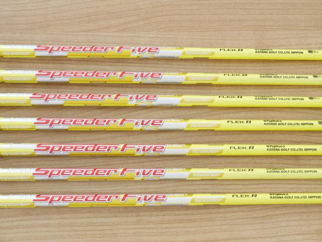 Iron set : Katana : ชุดเหล็ก Katana Sword LX-880 (เหล็กยาวเป็น Utility ตีง่าย) มีเหล็ก 6-Pw,Aw,Sw (7 ชิ้น) ก้านกราไฟต์ Fujikura Speeder Five Flex R