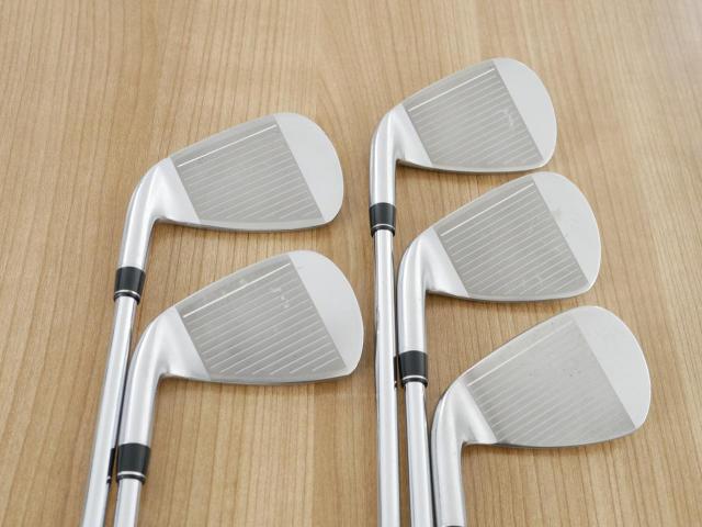 Iron set : PRGR : ชุดเหล็ก PRGR RS Titanium Face (ออกปี 2017 ตีไกล) มีเหล็ก 6-Pw (5 ชิ้น) ก้านเหล็ก NS Pro 80 Flex SR (M-40)