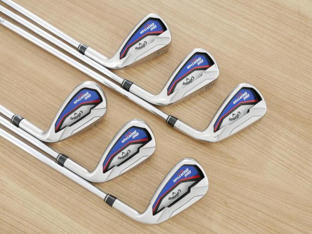 Iron set : Callaway : ชุดเหล็ก Callaway Big Bertha Beta (ใบใหญ่ ตีง่ายมาก) มีเหล็ก 5-Pw (6 ชิ้น) ก้านเหล็ก GS90 R300