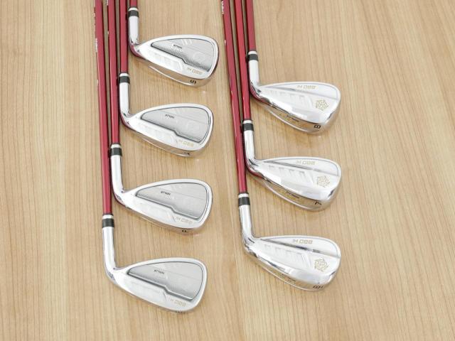 Iron set : Katana : ชุดเหล็ก Katana Voltio NINJA 880Hi Silver (รุ่นท็อปสุด ออกปี 2018 ตีง่าย ไกล สวยมากๆ) มีเหล็ก 6-Pw,Aw,Sw (7 ชิ้น) ก้านกราไฟต์ Fujikura Speeder 361 Flex R