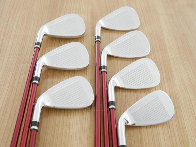 Iron set : Katana : ชุดเหล็ก Katana Voltio NINJA 880Hi Silver (รุ่นท็อปสุด ออกปี 2018 ตีง่าย ไกล สวยมากๆ) มีเหล็ก 6-Pw,Aw,Sw (7 ชิ้น) ก้านกราไฟต์ Fujikura Speeder 361 Flex R