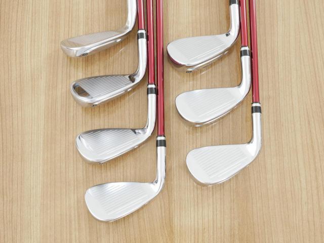 Iron set : Katana : ชุดเหล็ก Katana Voltio NINJA 880Hi Silver (รุ่นท็อปสุด ออกปี 2018 ตีง่าย ไกล สวยมากๆ) มีเหล็ก 6-Pw,Aw,Sw (7 ชิ้น) ก้านกราไฟต์ Fujikura Speeder 361 Flex R