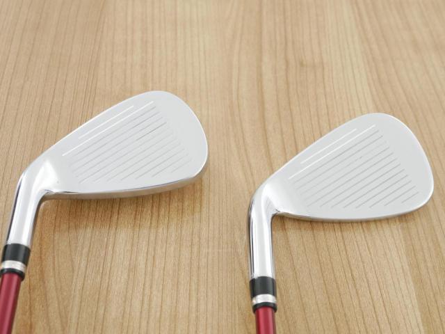 Iron set : Katana : ชุดเหล็ก Katana Voltio NINJA 880Hi Silver (รุ่นท็อปสุด ออกปี 2018 ตีง่าย ไกล สวยมากๆ) มีเหล็ก 6-Pw,Aw,Sw (7 ชิ้น) ก้านกราไฟต์ Fujikura Speeder 361 Flex R