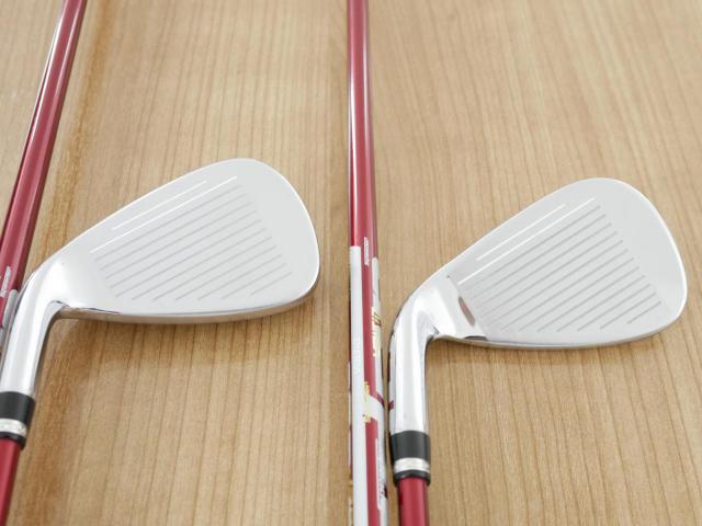 Iron set : Katana : ชุดเหล็ก Katana Voltio NINJA 880Hi Silver (รุ่นท็อปสุด ออกปี 2018 ตีง่าย ไกล สวยมากๆ) มีเหล็ก 6-Pw,Aw,Sw (7 ชิ้น) ก้านกราไฟต์ Fujikura Speeder 361 Flex R