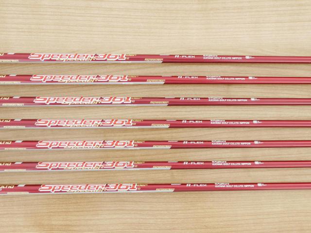 Iron set : Katana : ชุดเหล็ก Katana Voltio NINJA 880Hi Silver (รุ่นท็อปสุด ออกปี 2018 ตีง่าย ไกล สวยมากๆ) มีเหล็ก 6-Pw,Aw,Sw (7 ชิ้น) ก้านกราไฟต์ Fujikura Speeder 361 Flex R