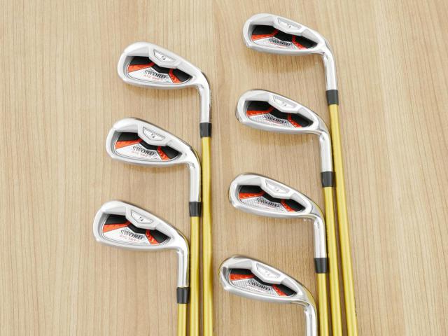 Iron set : Katana : ชุดเหล็ก Katana Sword ATC-589a (หน้าเด้ง) มีเหล็ก 6-Pw,Aw,Sw (7 ชิ้น) ก้านกราไฟต์ Fujikura Speeder 589 Flex SR