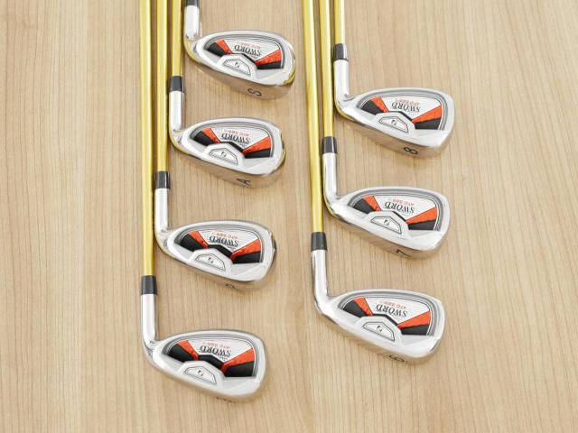 Iron set : Katana : ชุดเหล็ก Katana Sword ATC-589a (หน้าเด้ง) มีเหล็ก 6-Pw,Aw,Sw (7 ชิ้น) ก้านกราไฟต์ Fujikura Speeder 589 Flex SR