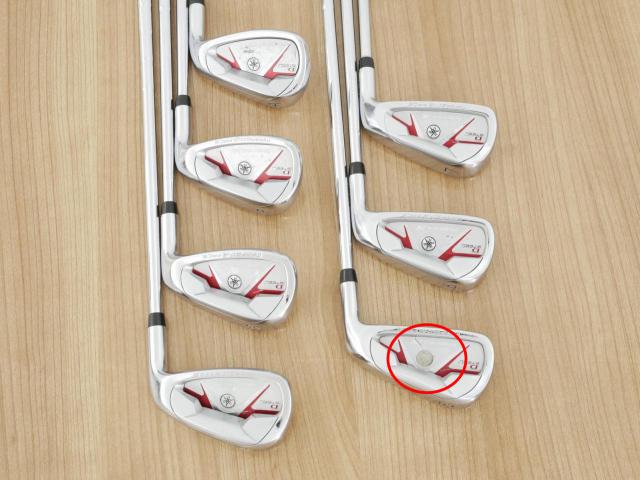 Iron set : Yamaha : **มีตำหนิ** ชุดเหล็ก Yamaha Inpres X D Steel (หน้า Maraging เด้ง ไกลมากๆ) มีเหล็ก 5-Pw,Aw (7 ชิ้น) ก้าน NS Pro 950 Flex S