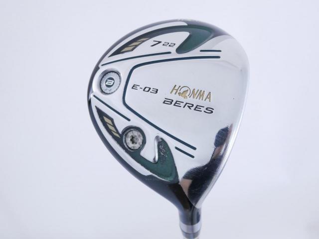 Fairway Wood : Honma : หัวไม้ 7 Honma Beres E-03 (ออกปี 2015 เหมาะกับซีเนียร์) Loft 22 ก้าน ARMRQ 8 (45) Flex R (2 ดาว)