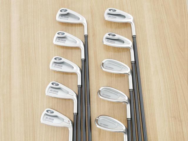Iron set : Other Brand : ชุดเหล็ก Dunlop HI-BRID DIGITAL Autofocus มีเหล็ก 3-Pw,Aw,Sw (10 ชิ้น) ก้านกราไฟต์ Flex R