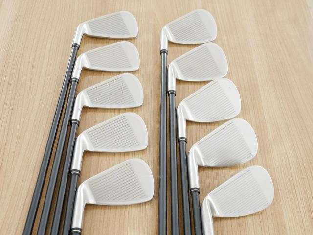 Iron set : Other Brand : ชุดเหล็ก Dunlop HI-BRID DIGITAL Autofocus มีเหล็ก 3-Pw,Aw,Sw (10 ชิ้น) ก้านกราไฟต์ Flex R