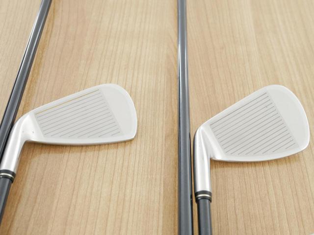 Iron set : Other Brand : ชุดเหล็ก Dunlop HI-BRID DIGITAL Autofocus มีเหล็ก 3-Pw,Aw,Sw (10 ชิ้น) ก้านกราไฟต์ Flex R