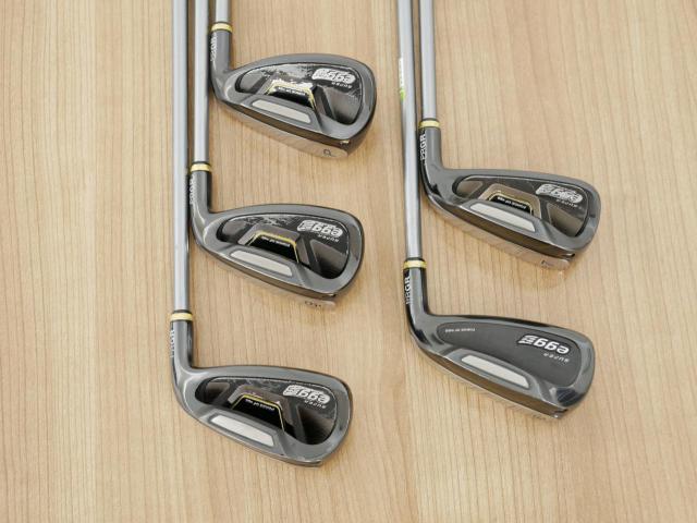 Lady club : All : ชุดเหล็กกระเทย PRGR Super Egg Iron (ปี 2018 ตัวท๊อปสุด หน้าเด้งเกินกฏ ใช้แข่งไม่ได้ ตีไกมลมากๆ) มีเหล็ก 6-Pw (5 ชิ้น) ก้านกราไฟต์ Flex L (M-30)