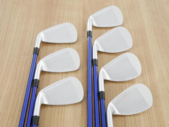 Iron set : Yamaha : ชุดเหล็ก Yamaha Inpres DriveStar (ออกปี 2023 ตีไกลที่สุด ไกลกว่าเหล็กทั่วไป 2 เบอร์ หน้าเด้งมากๆ) มีเหล็ก 7-Pw,Aw,As,Sw (7 ชิ้น) ก้านกราไฟต์ Fujikura Speeder NX M423i Flex SR