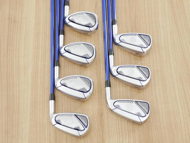 Iron set : Yamaha : ชุดเหล็ก Yamaha Inpres DriveStar (ออกปี 2023 ตีไกลที่สุด ไกลกว่าเหล็กทั่วไป 2 เบอร์ หน้าเด้งมากๆ) มีเหล็ก 7-Pw,Aw,As,Sw (7 ชิ้น) ก้านกราไฟต์ Fujikura Speeder NX M423i Flex SR