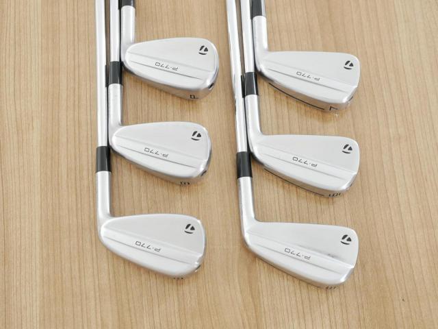 Iron set : Taylormade : ชุดเหล็ก Taylormade P770 Forged (รุ่นล่าสุด ออกปี 2024 นุ่ม แน่น) มีเหล็ก 5-Pw (6 ชิ้น) ก้านเหล็ก NS Pro Modus 105 Flex S