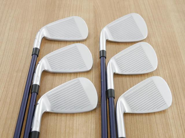 Iron set : Taylormade : ชุดเหล็ก Taylormade Qi (ออกปี 2024 Japan Spec.) มีเหล็ก 6-Pw,Aw (6 ชิ้น) ก้านกราไฟต์ Mitsubishi Diamana TM60 Flex S